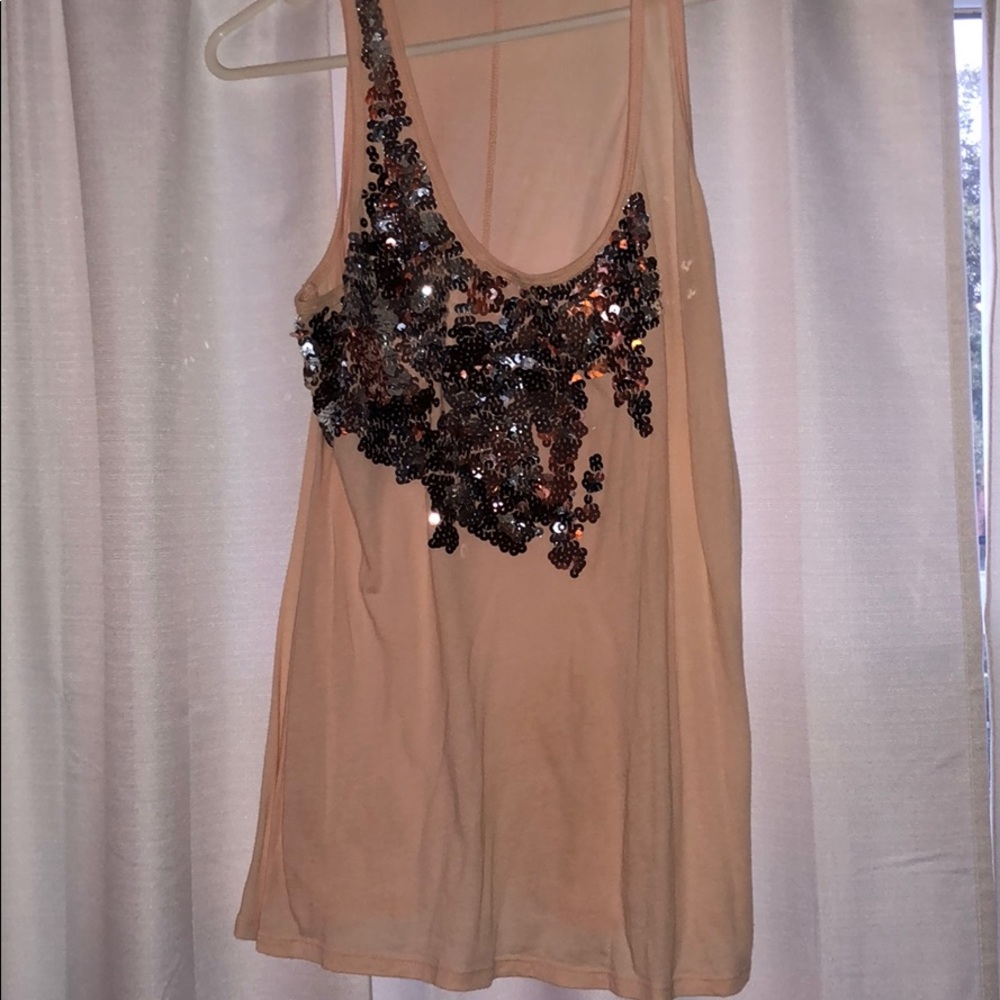 Express Razorback medium sequin tank